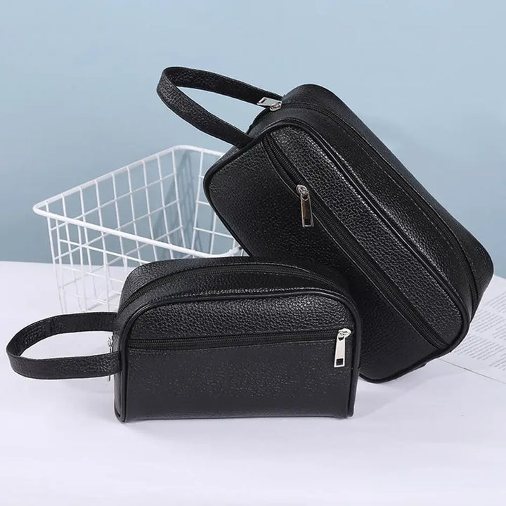 Retro Leather Men's Toiletry Bag