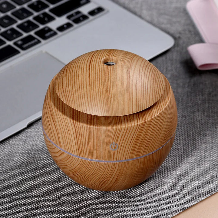 Ultrasonic Aroma Diffuser with LED – 130ml