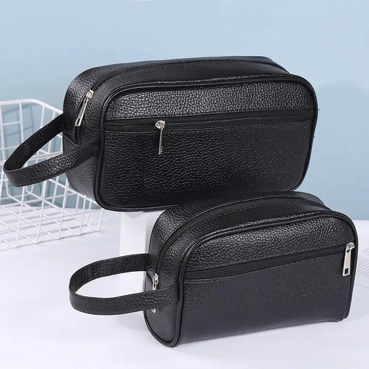 Retro Leather Men's Toiletry Bag