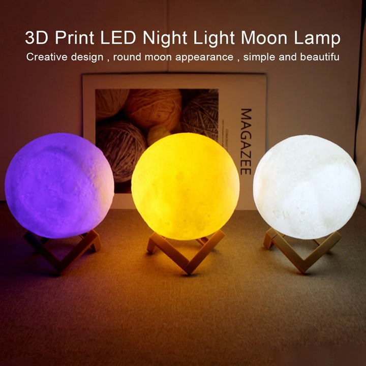 Moon & Galaxy Book LED Light