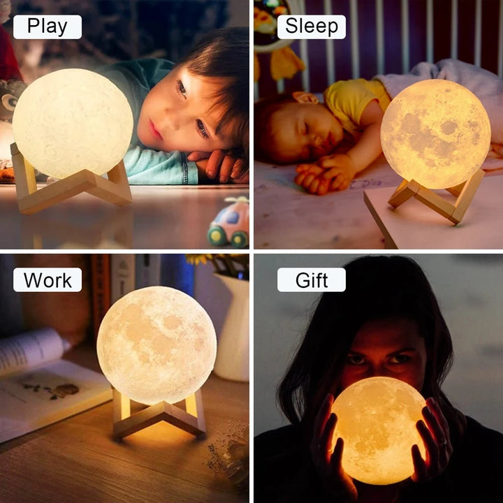 Moon & Galaxy Book LED Light