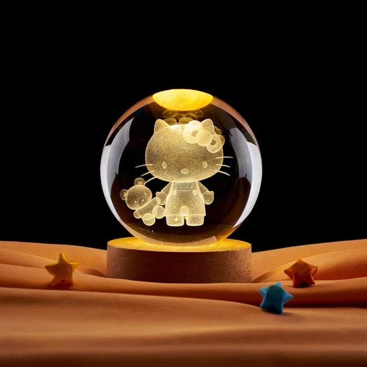 Crystal Ball Lamp Kids Characters