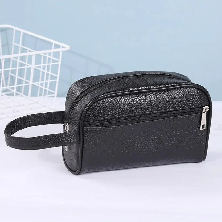 Retro Leather Men's Toiletry Bag