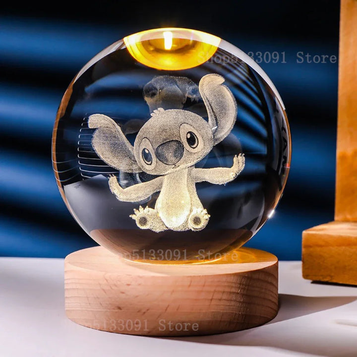 Crystal Ball Lamp Kids Characters