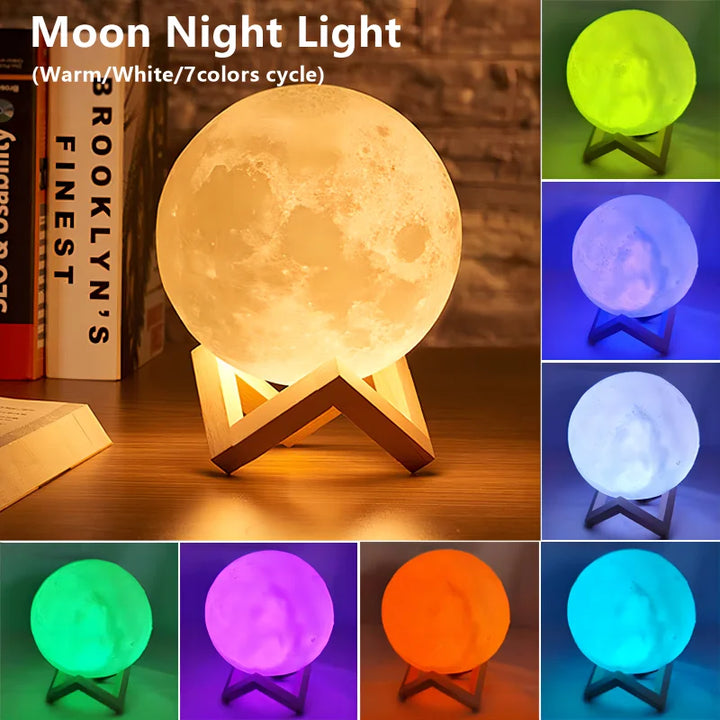 Moon & Galaxy Book LED Light